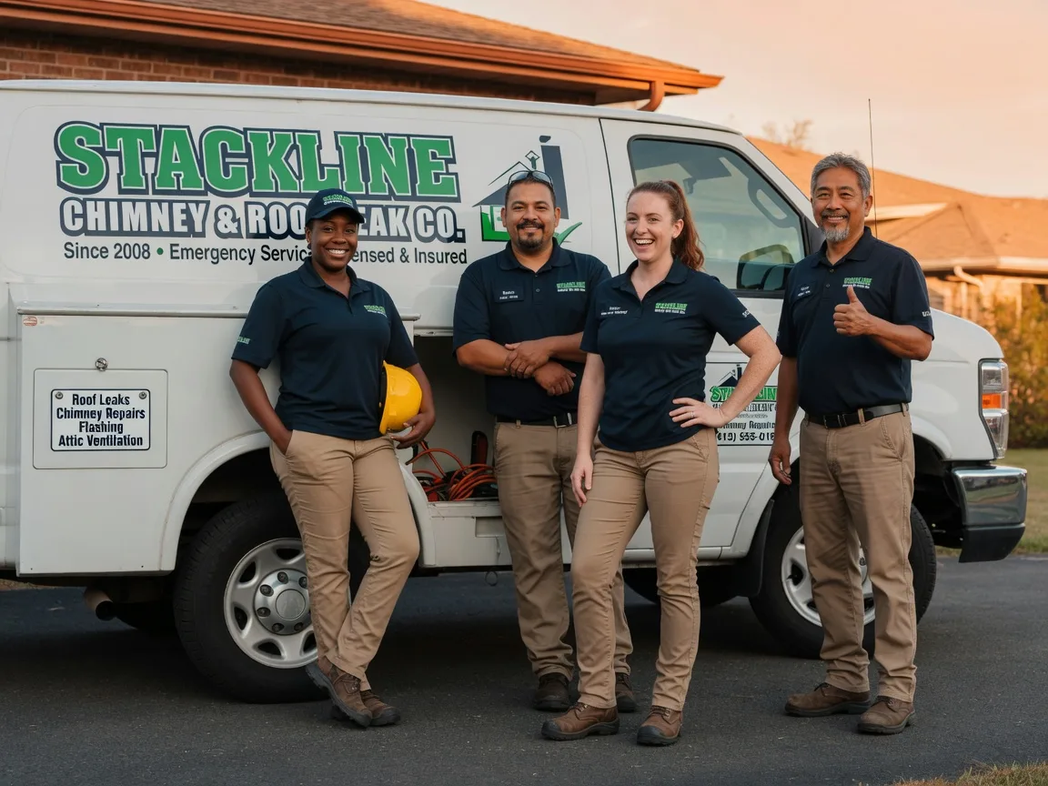 Chimney flashing repair company in Wayne, IL